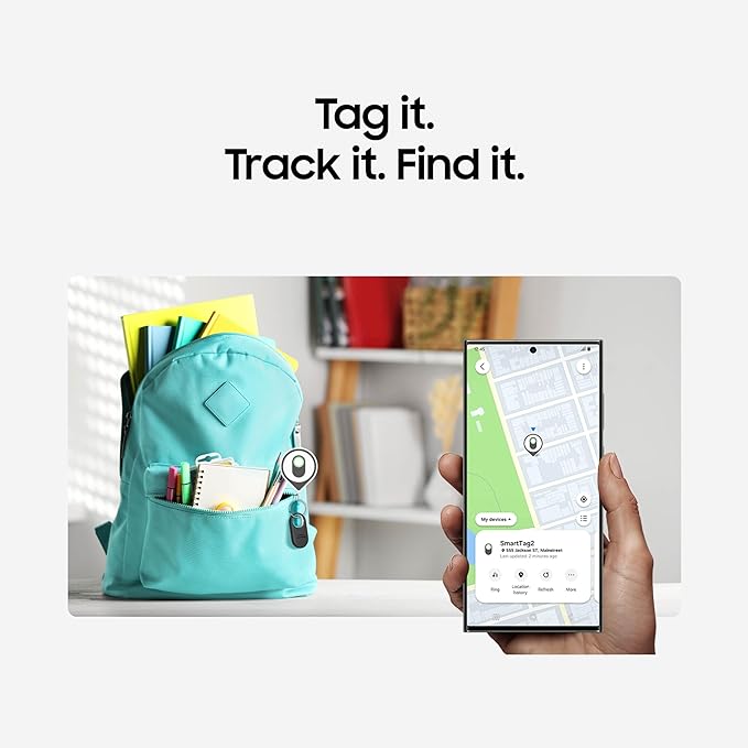 Galaxy SmartTag2 (1 Pack) | White Galaxy SmartTag2 (1 Pack) | White